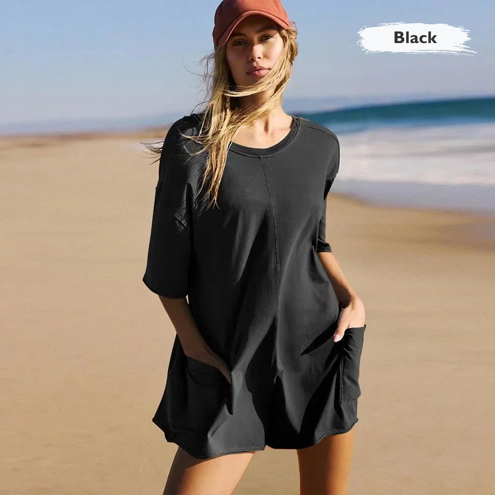 Perfectly Stylish and Comfortable – Oversized T-Shirt Romper